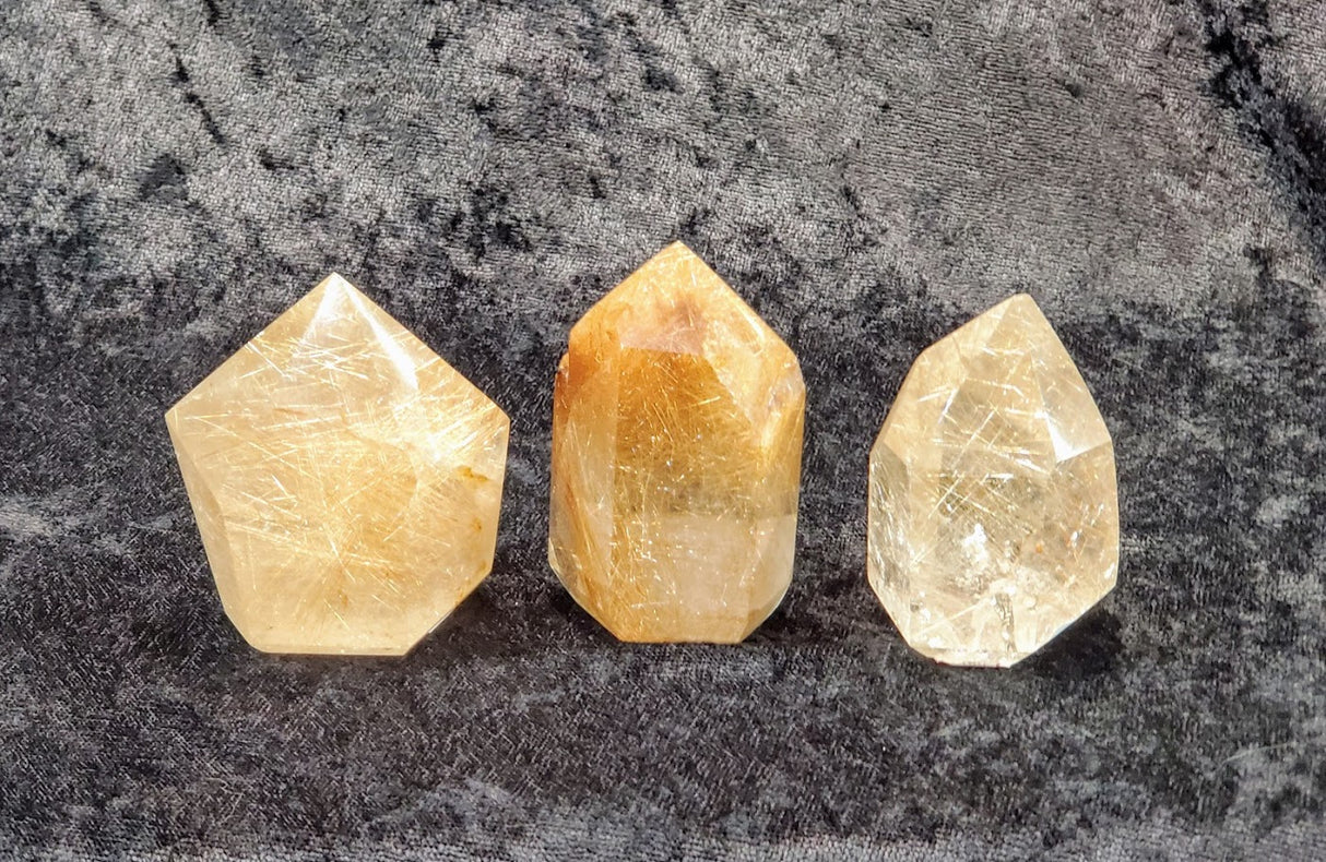 Rutilated Quartz Obelisk (2.5")