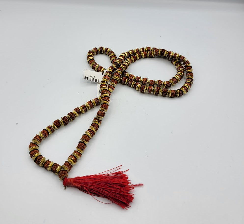 Rudraksha Golden Cap Japmala