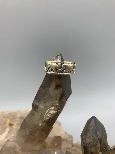 Sterling Silver Elephant Ring