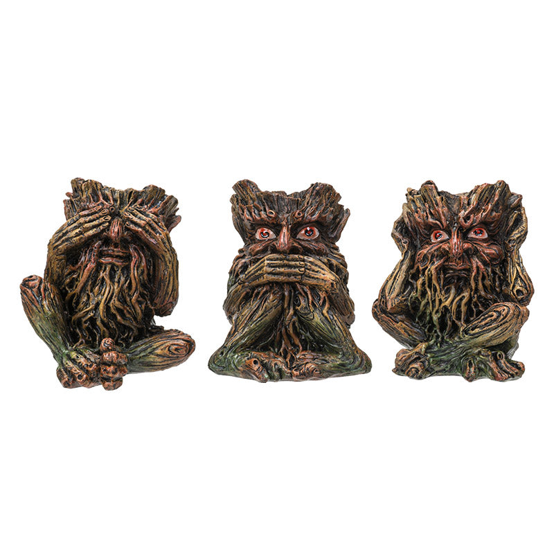 Greenman Hear, See, Speak No Evil - Figurines (Set of 3)