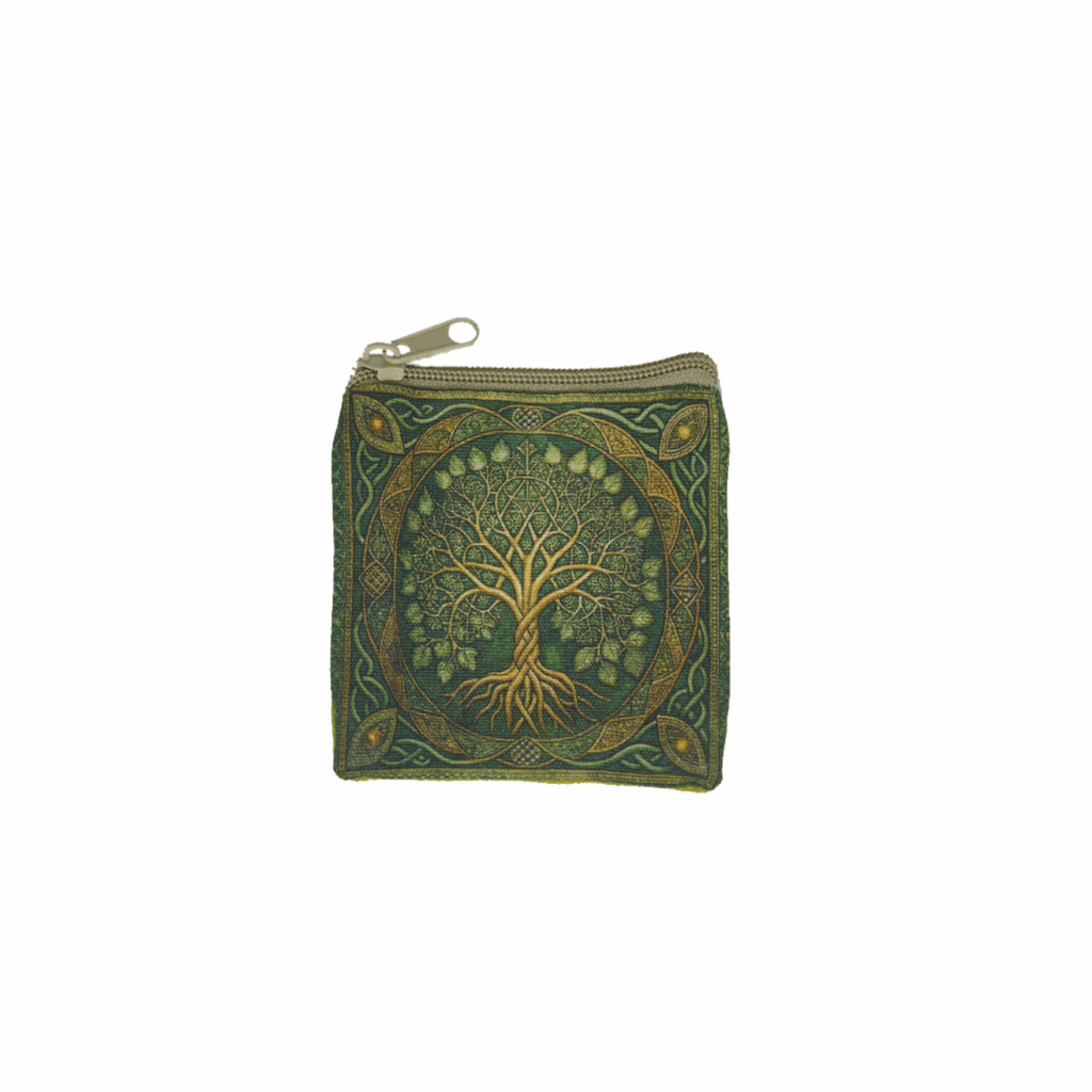 Tree of Life Coin Purse 3.5x4"