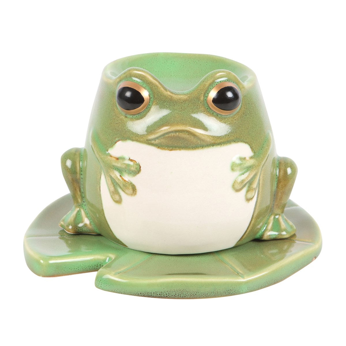 Frog on Lily Pad - Oil Diffuser (6"H)