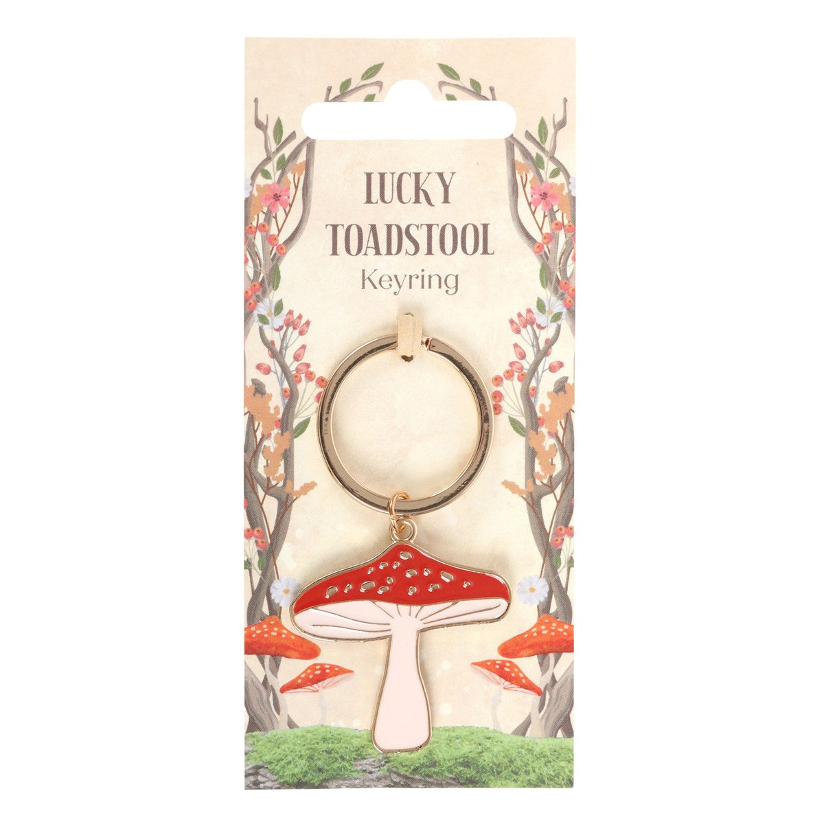 Lucky Toadstool Keychain