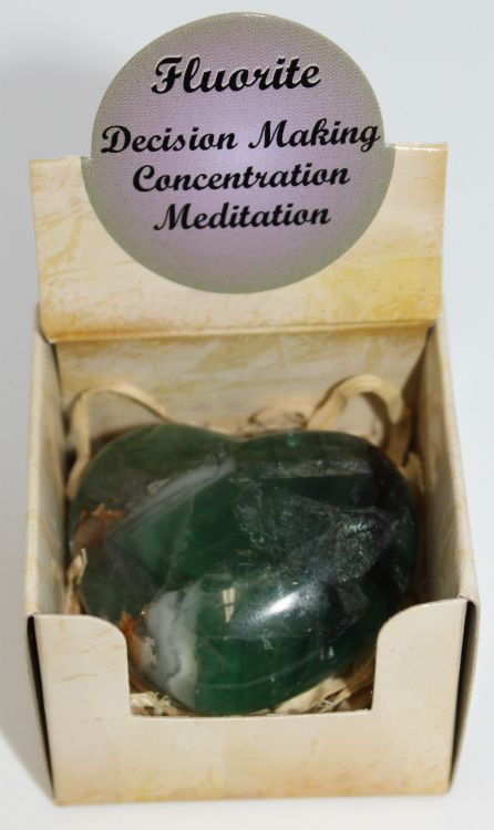 Fluorite - Heart Gift Box