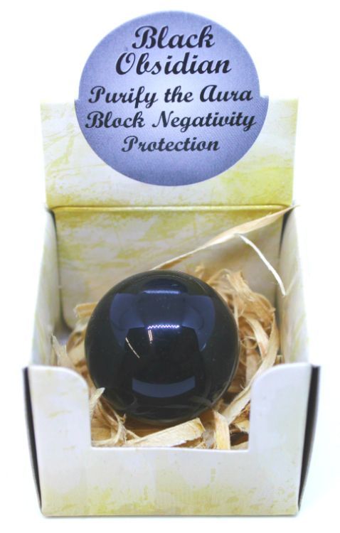 Black Obsidian - Sphere Gift Box