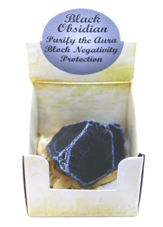 Black Obsidian - Rough Gift Box