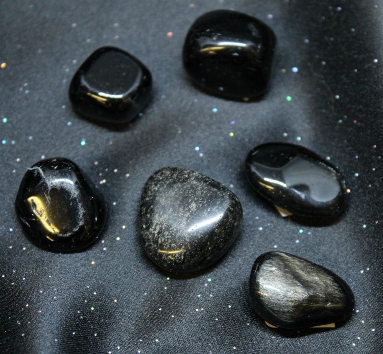 Obsidian Black - Tumbled