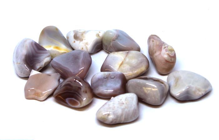 Agate Pink Botswana - Tumbled