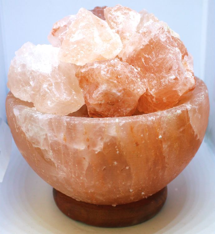 Firebowl Salt Lamp (6"W)