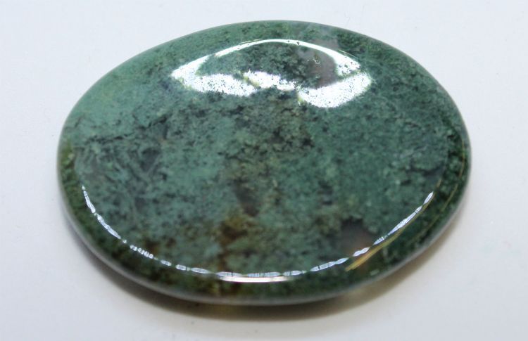 Moss Agate - Worry Stone