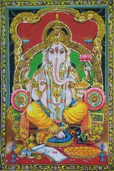 Ganesha Multi - Tapestry (30x40)