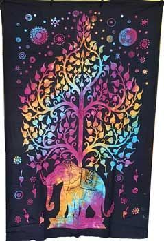 Elephant Tree Tie Dye - Tapestry