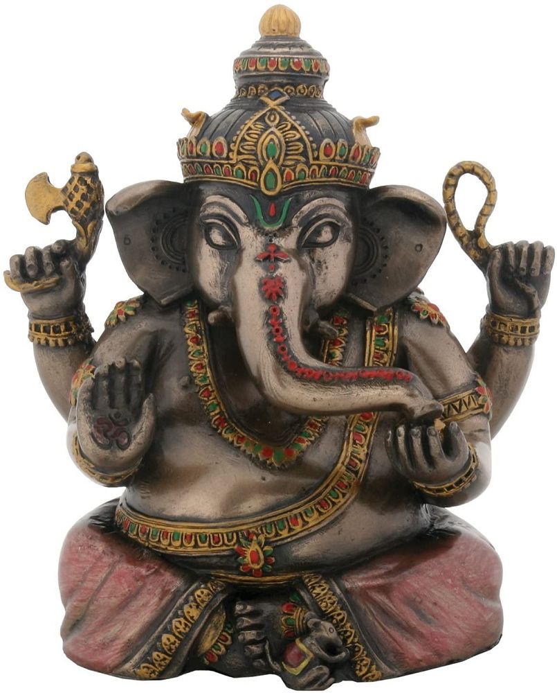 Sitting Ganesha - Figurine (4.5")