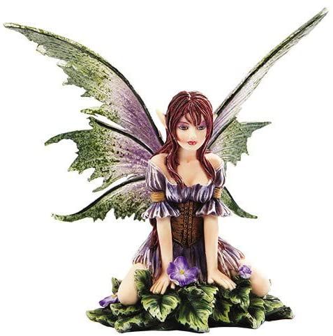 Wild Violet Faery Figurine
