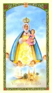 Estampa Virgen De Regla