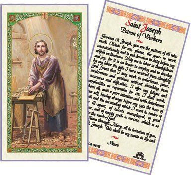 St. Joseph Holy Card
