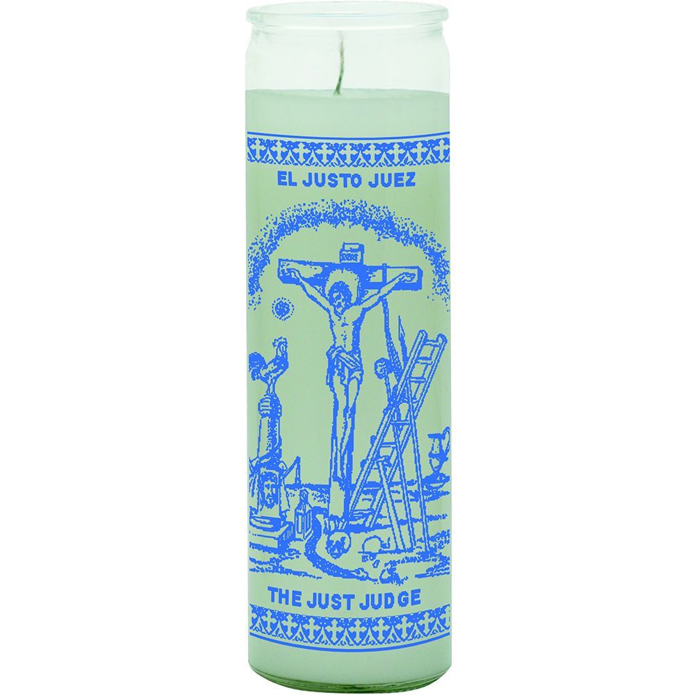 7 Day Just Judge White Candle Spiritually Rooted