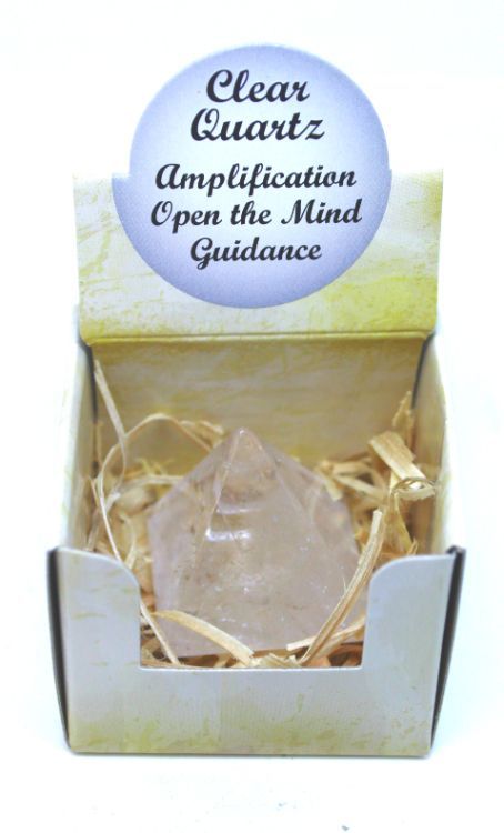 Clear Quartz - Pyramid Gift Box