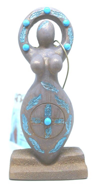 Gypsum Cement Shaman Goddess