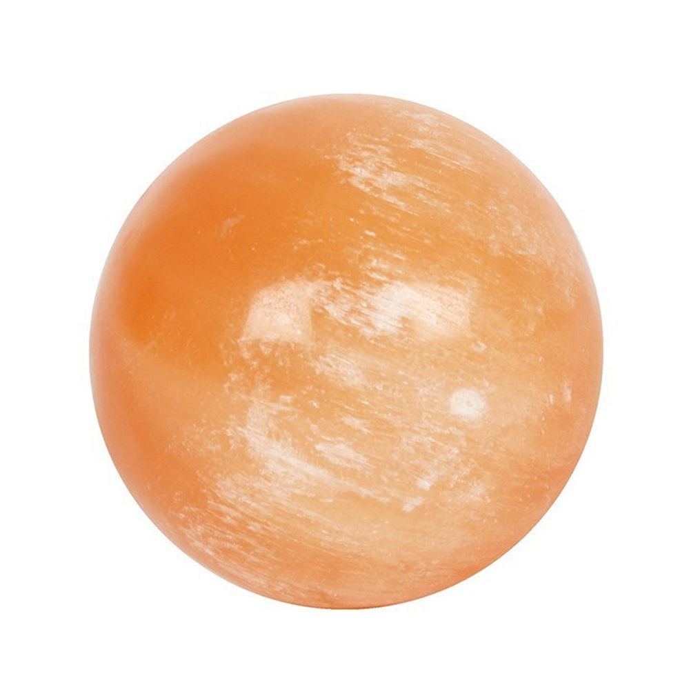 Orange Selenite Sphere (Small)