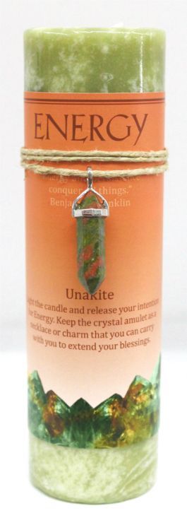 Energy Pillar w/Unakite