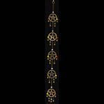 Pentagram - Brass Wind Chime (32"L)