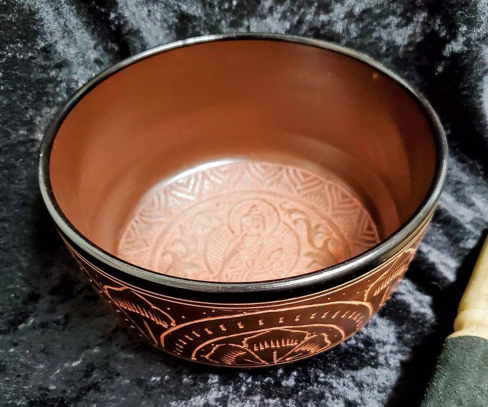 Singing Bowl-Brown/Orange 7"