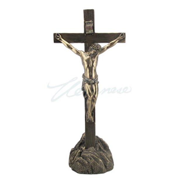 Crucifix & Stand (13.25")