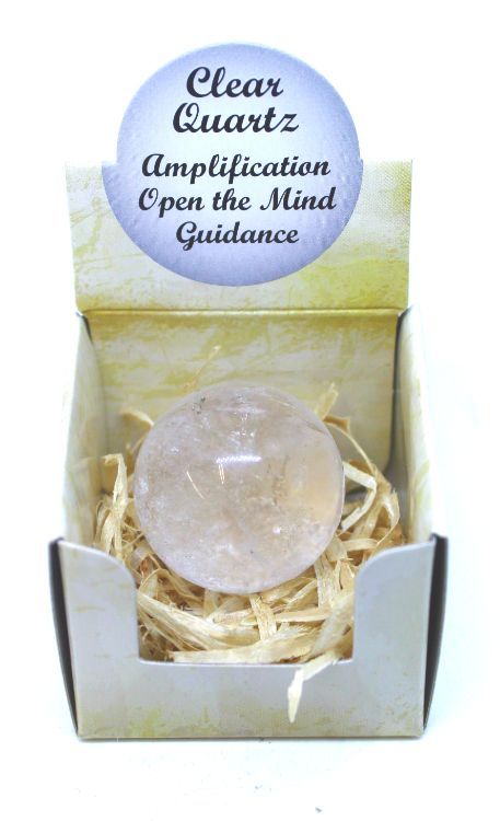 Clear Quartz - Sphere Gift Box