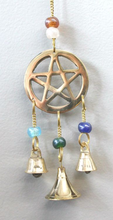 Pentagram - Brass Wind Chime