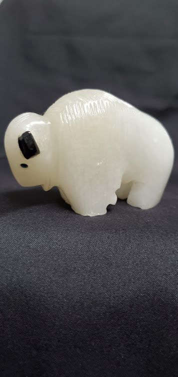 White Buffalo Carving