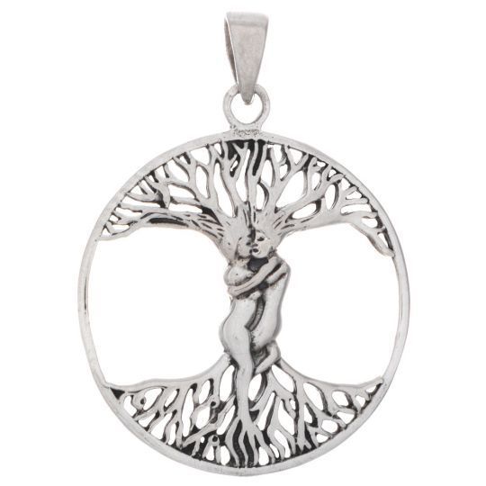 Sterling Silver Lovers Tree - Pendant