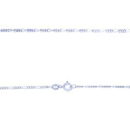 Sterling Silver Figaro Chain
