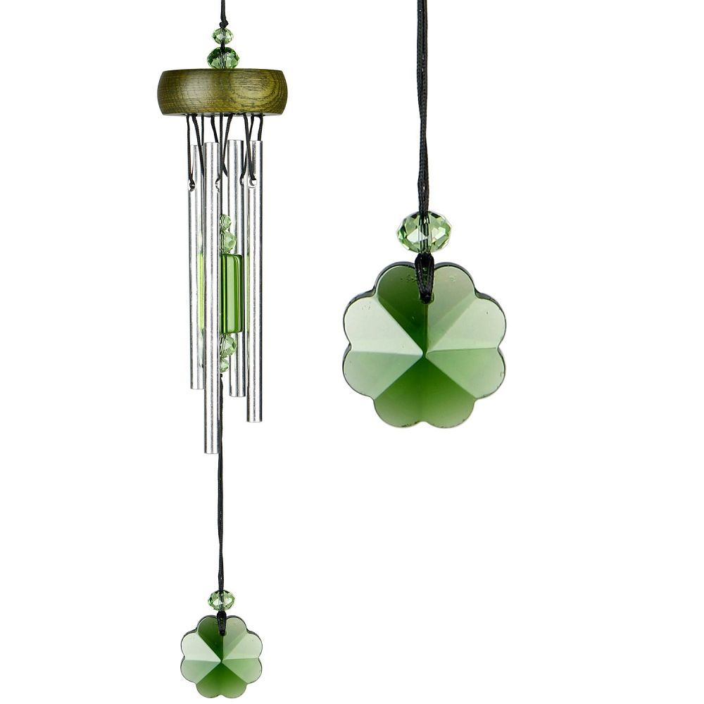 Gem Drop Wind Chime - Shamrock