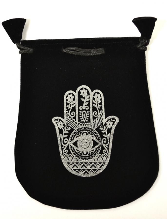 Hand Of Compassion - Velveteen Bag (5")