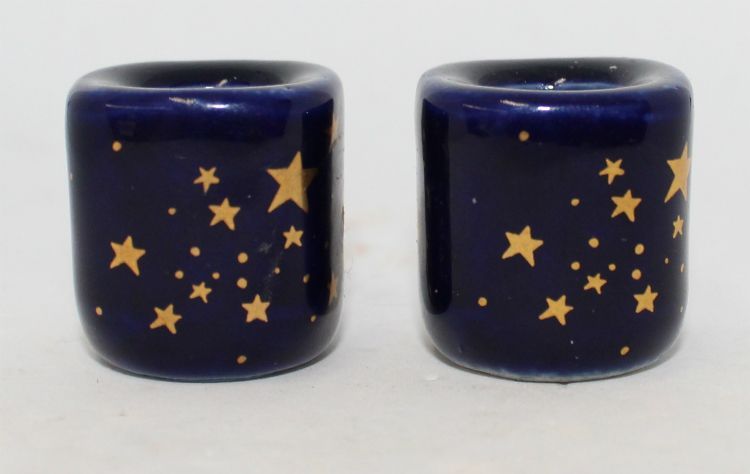 Cobalt Ceramic Starry Chime Hol