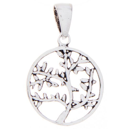 Sterling Silver Thorn Tree - Pendant