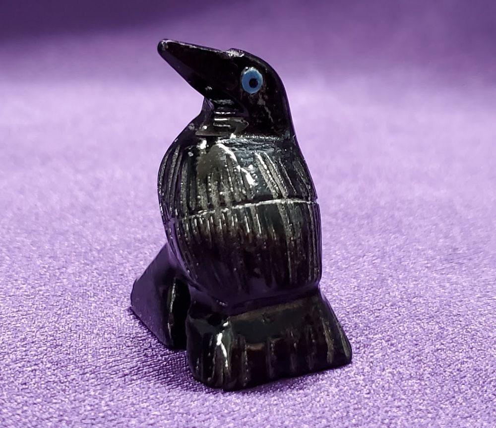 Black Onyx Raven (1.25")
