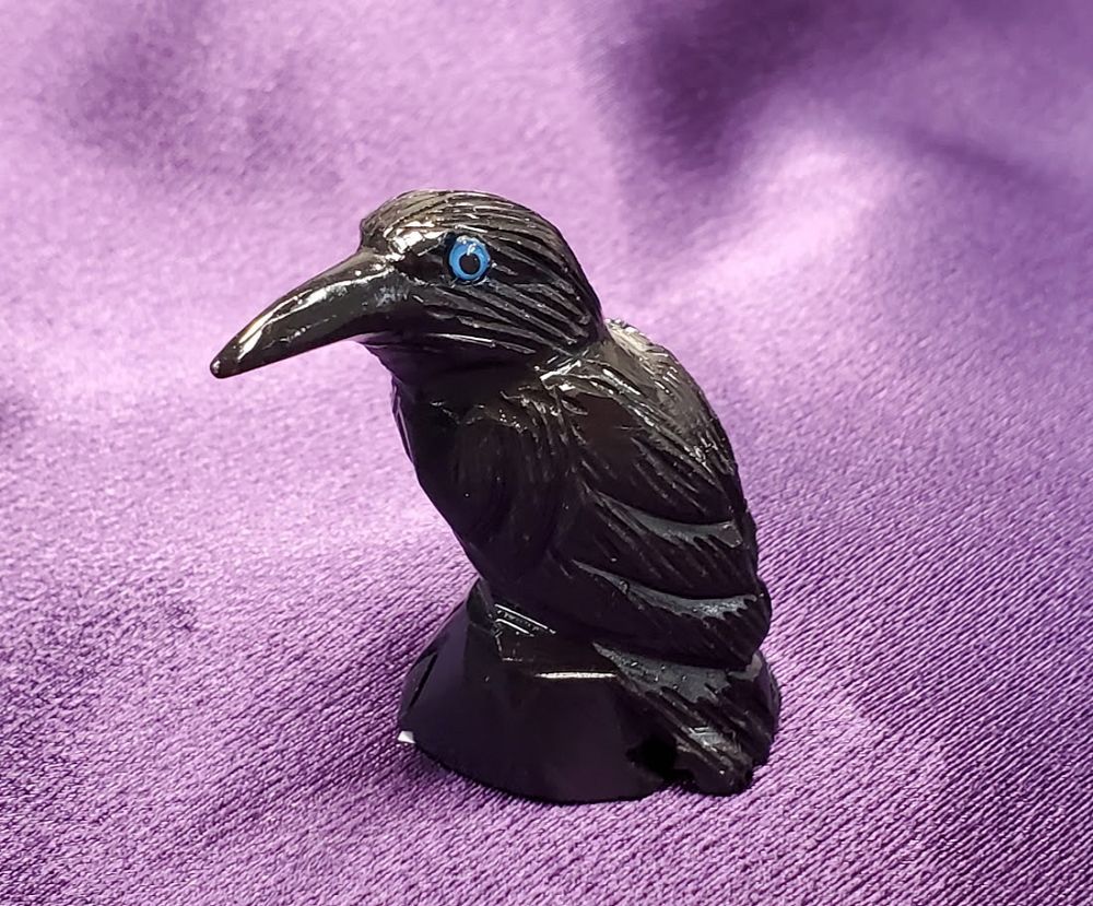 Black Oynx Raven (1.5")