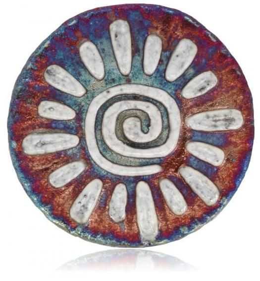 Raku Magnet - Southwest Sun