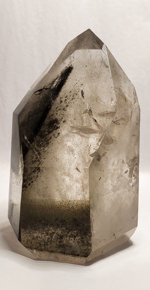 Lodolite Phantom Quartz Obelisk (5")