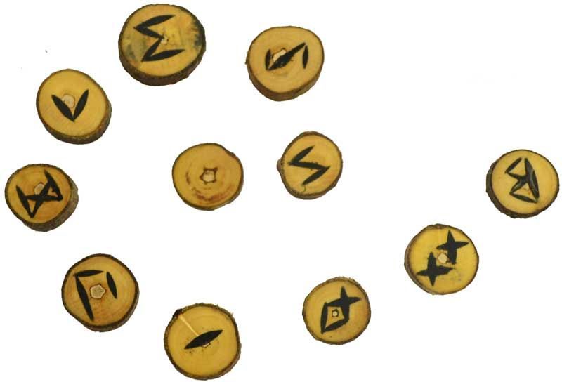 Wooden Rune Set