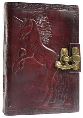 Unicorn Journal Leather W/ Latch