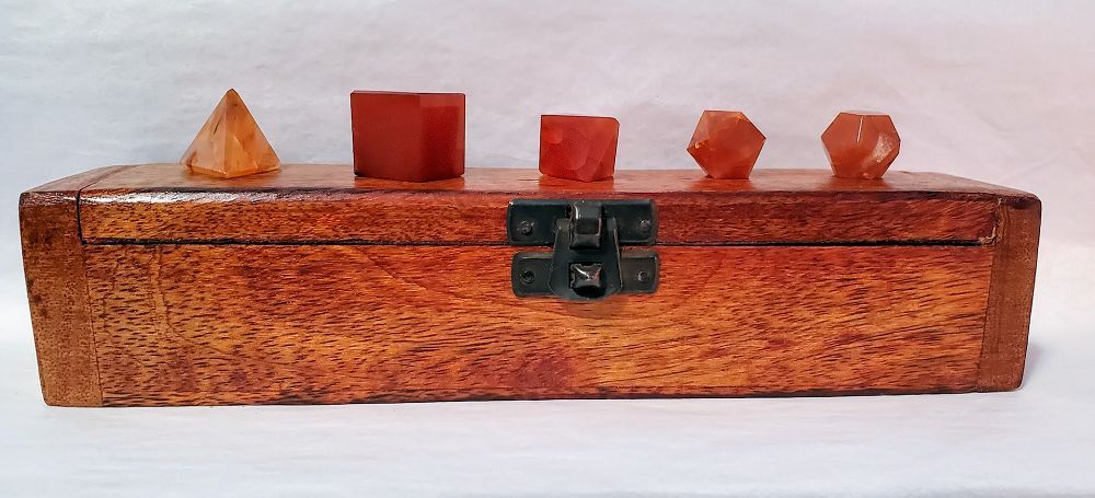 Sacred Geometry Set in Wooden B