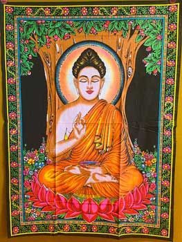 Buddha Bodhi Tree - Tapestry (30x40)
