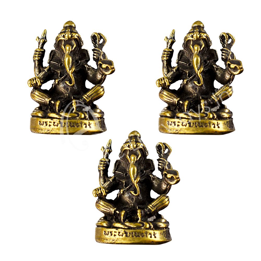 Ganesha Mini Brass Figure