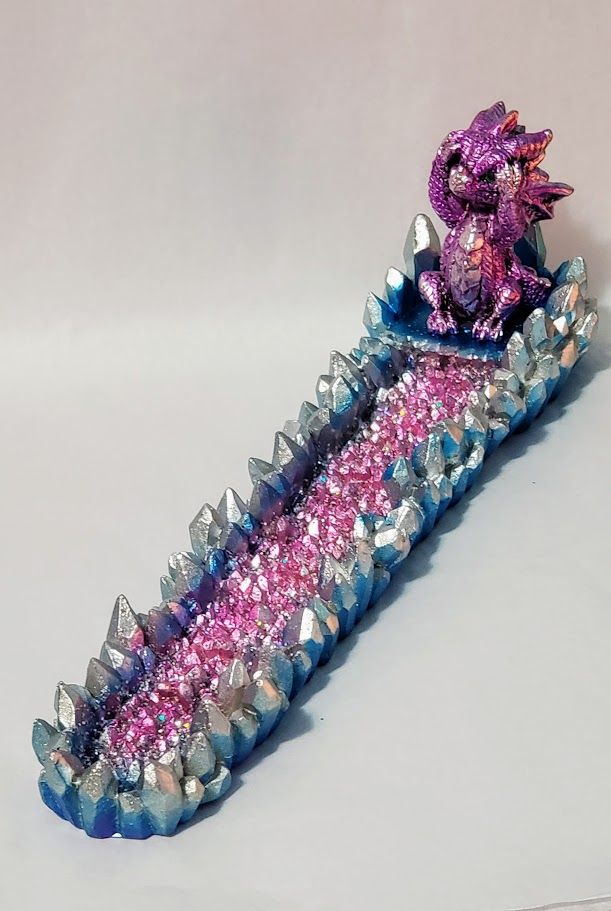 See No Evil Dragon - Incense Burner (10.5")