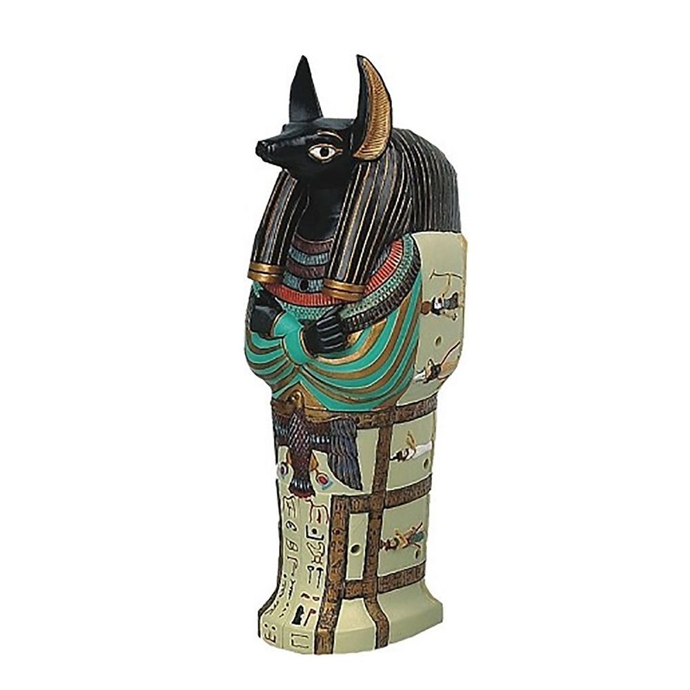 Egyptian Anubis - Incense Burner Box (11")