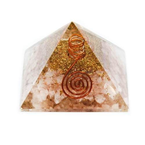 Rose Quartz Orgonite Pyramid