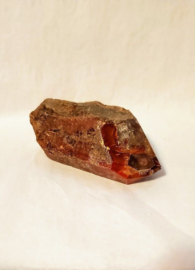Red Lemurian with Cacoxenite Rough - X-Large (200-300g)